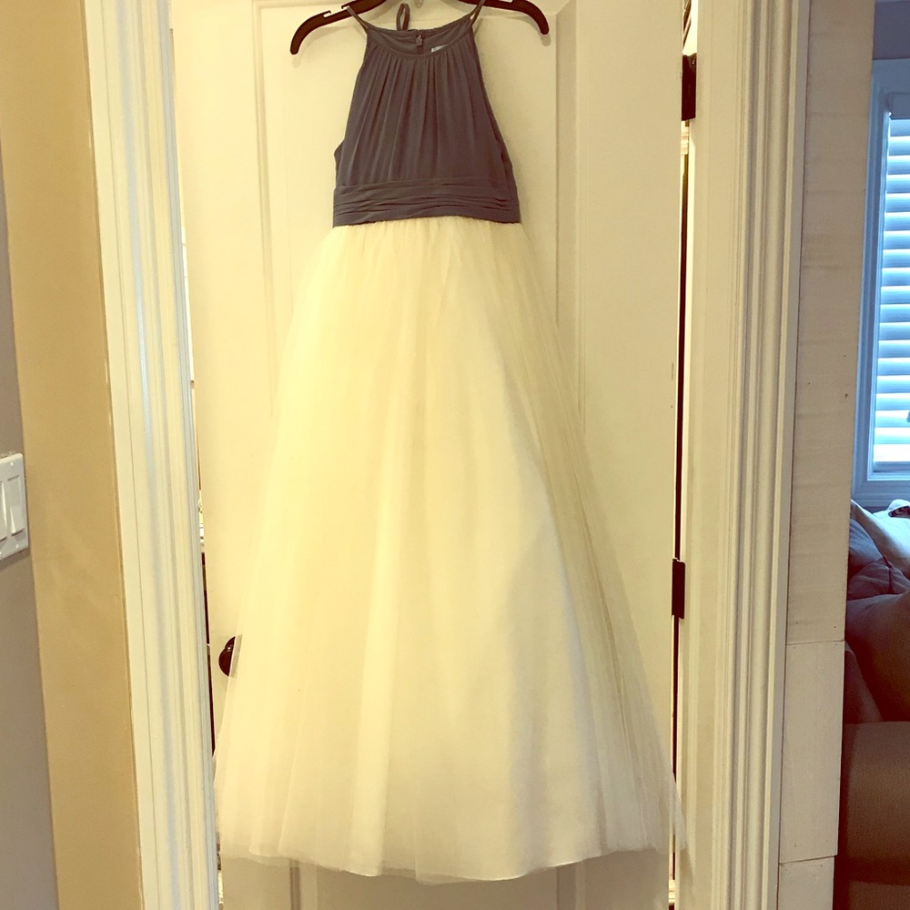 Bill Levkoff junior bridesmaid dress.